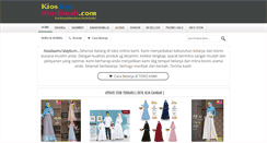 Desktop Screenshot of kiosbajumuslimah.com